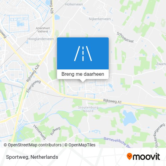 Sportweg kaart