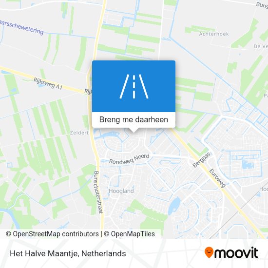 Het Halve Maantje kaart