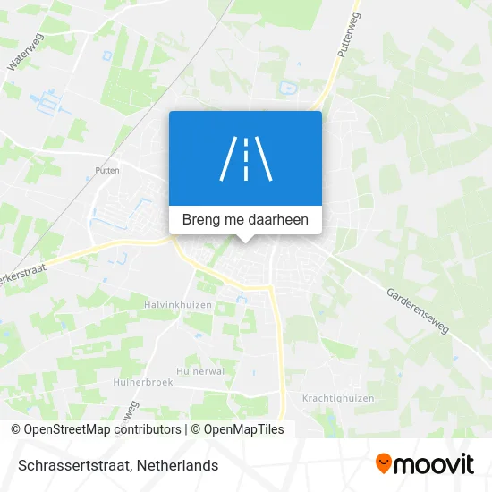 Schrassertstraat kaart