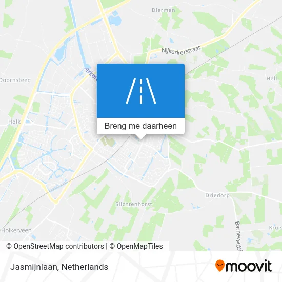 Jasmijnlaan kaart