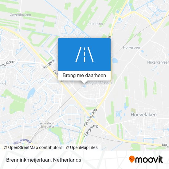 Brenninkmeijerlaan kaart