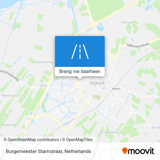 Burgemeester Stamstraat kaart