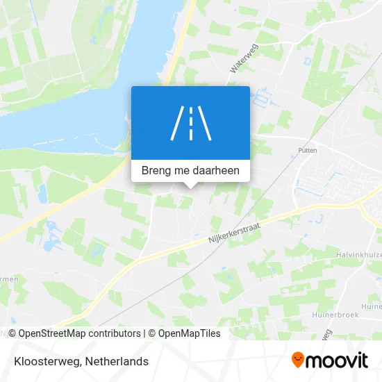 Kloosterweg kaart
