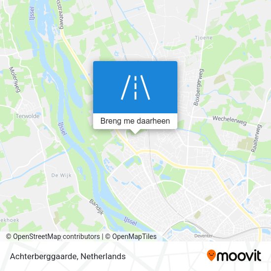 Achterberggaarde kaart