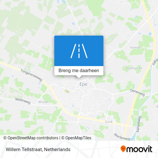Willem Tellstraat kaart