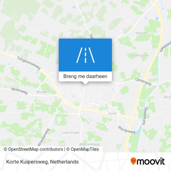 Korte Kuipersweg kaart