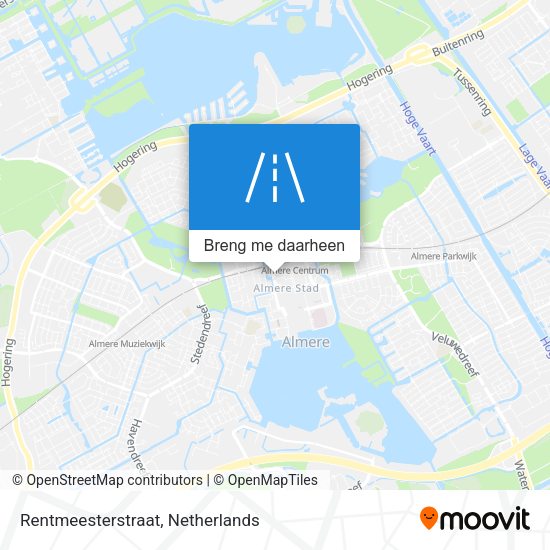 Rentmeesterstraat kaart