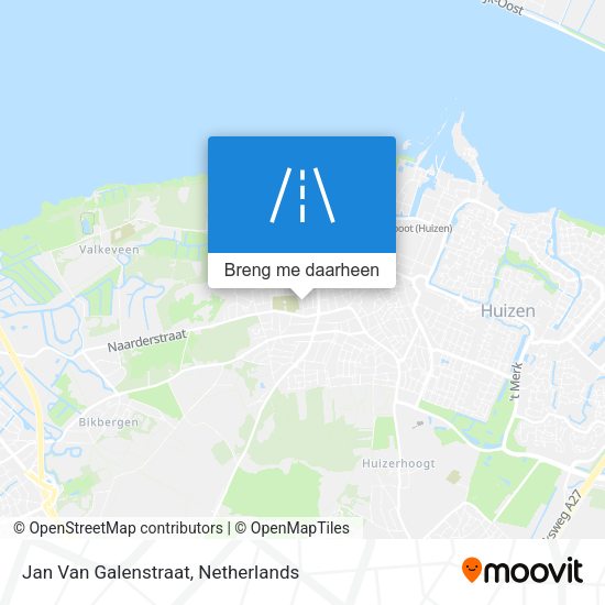 Jan Van Galenstraat kaart