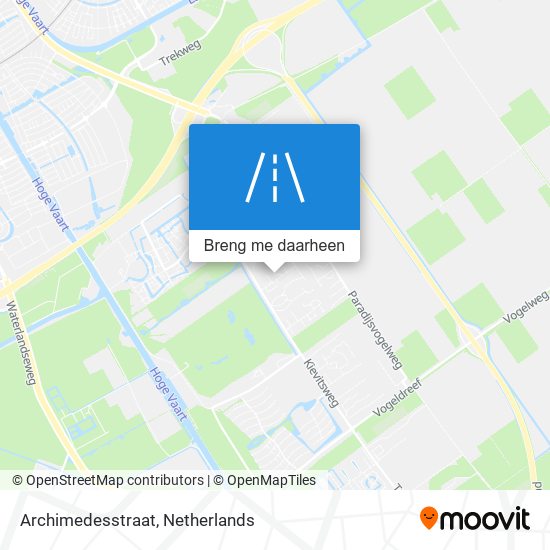 Archimedesstraat kaart