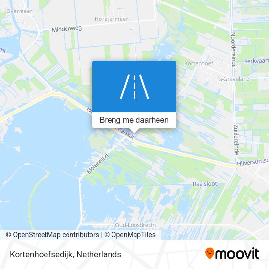 Kortenhoefsedijk kaart