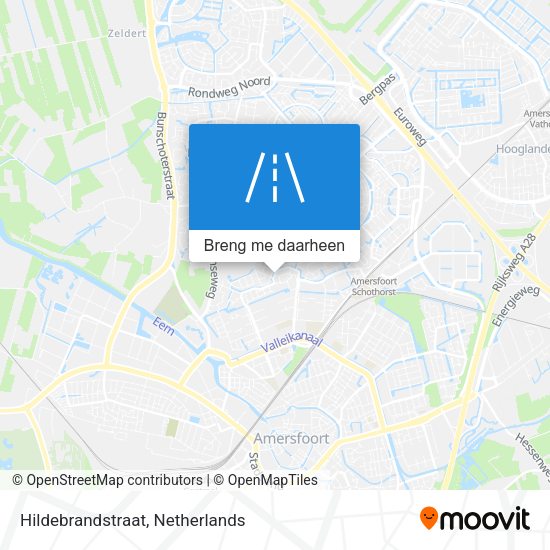 Hildebrandstraat kaart