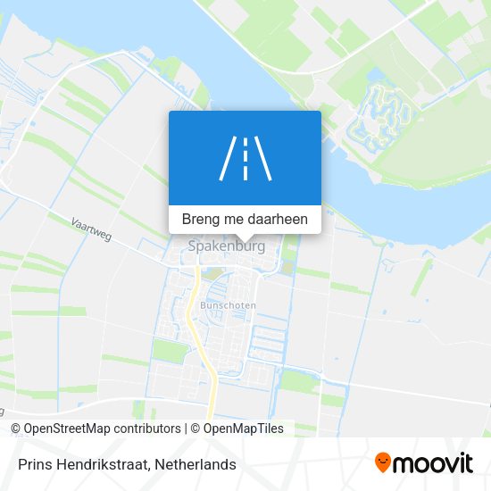 Prins Hendrikstraat kaart