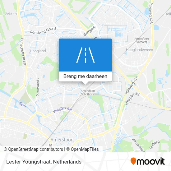Lester Youngstraat kaart