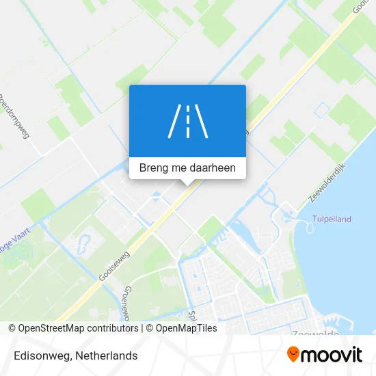 Edisonweg kaart