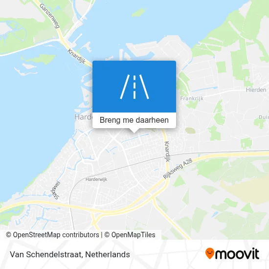 Van Schendelstraat kaart