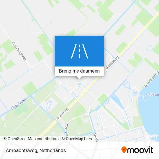 Ambachtsweg kaart