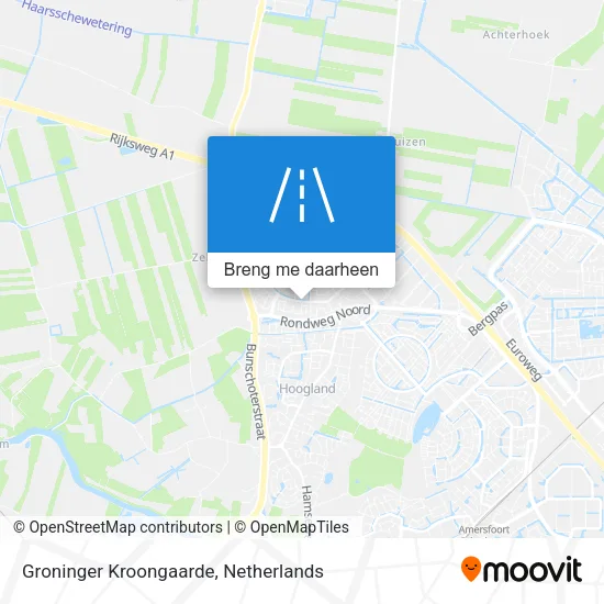 Groninger Kroongaarde kaart