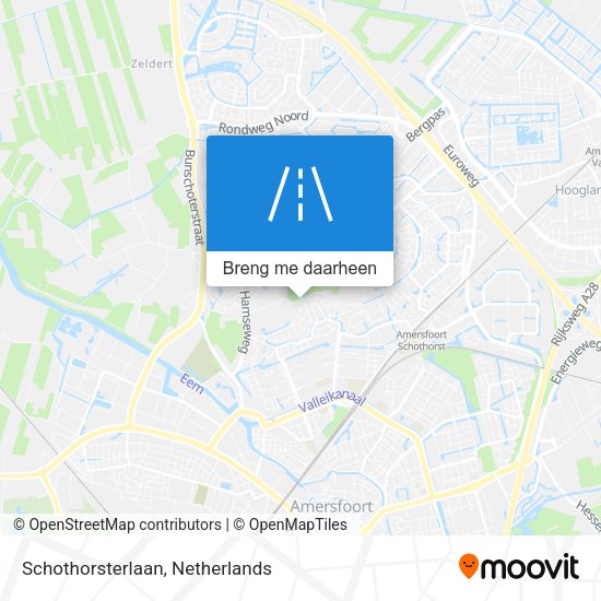 Schothorsterlaan kaart