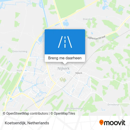 Koetsendijk kaart
