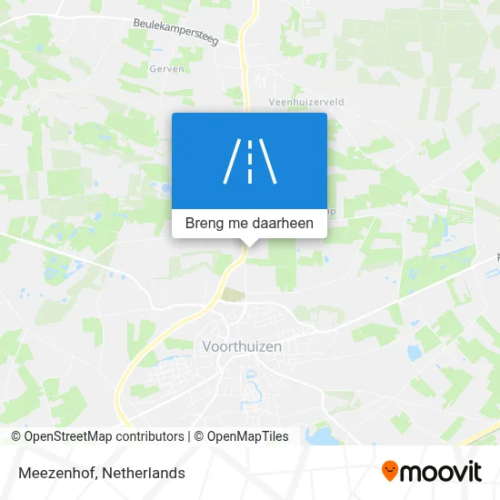 Meezenhof kaart