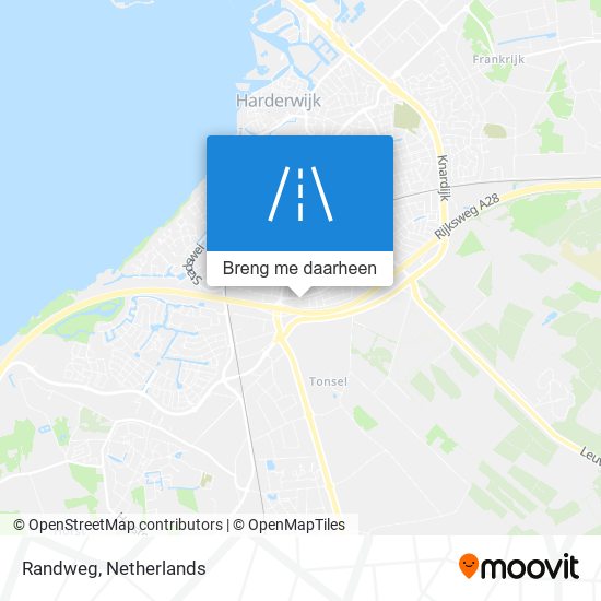 Randweg kaart