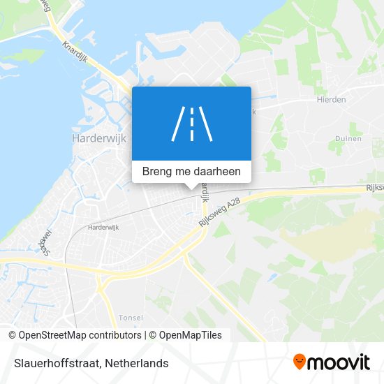 Slauerhoffstraat kaart