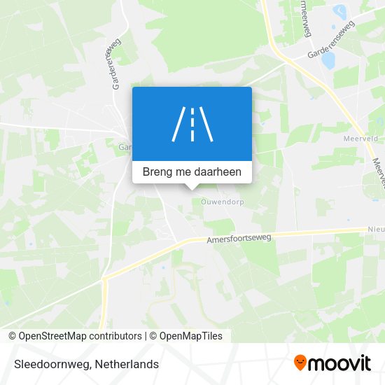 Sleedoornweg kaart