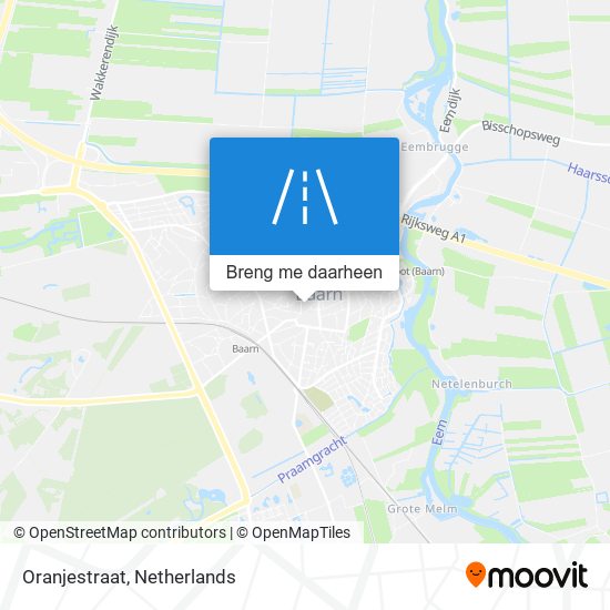 Oranjestraat kaart