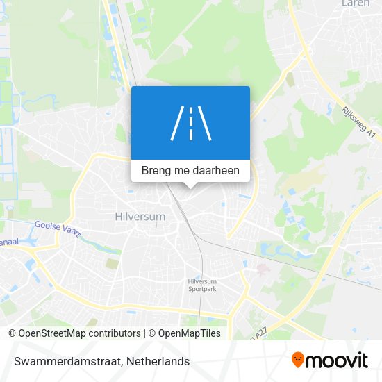 Swammerdamstraat kaart