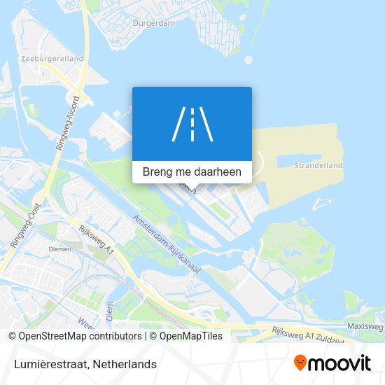 Lumièrestraat kaart