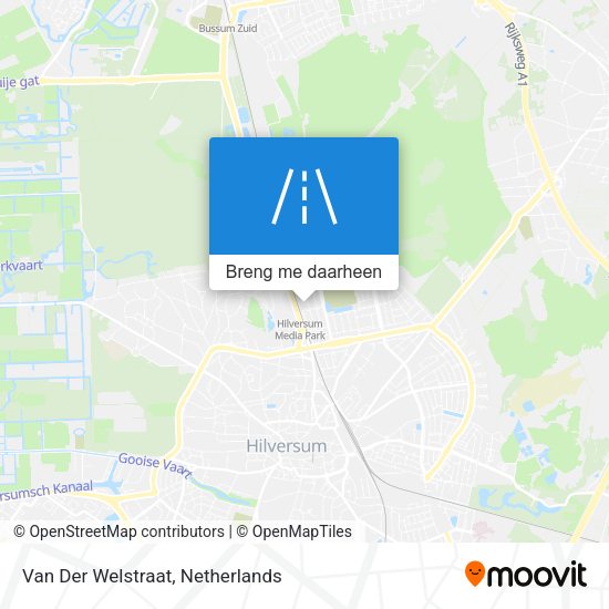 Van Der Welstraat kaart