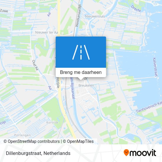 Dillenburgstraat kaart