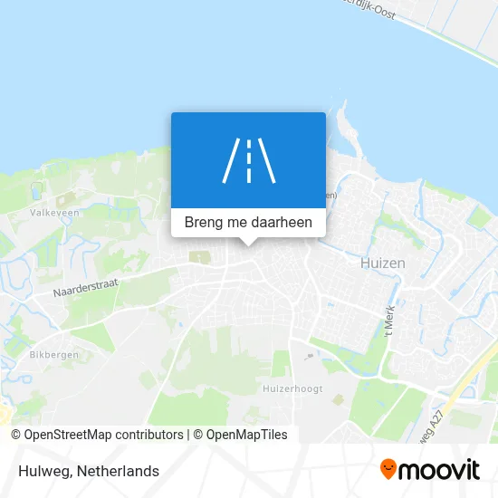 Hulweg kaart