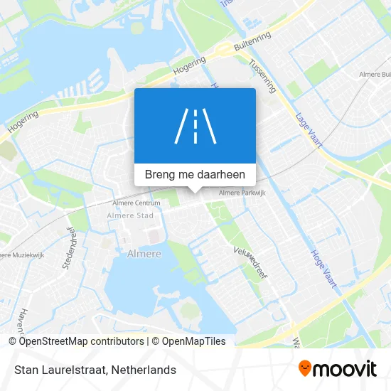 Stan Laurelstraat kaart