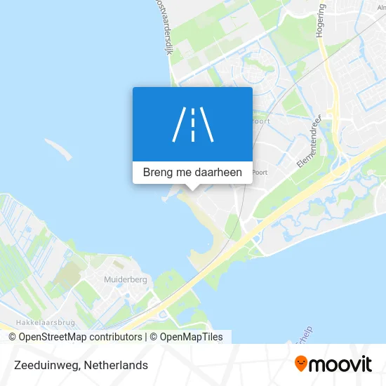 Zeeduinweg kaart