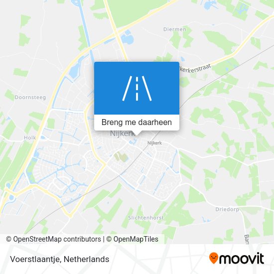 Voerstlaantje kaart