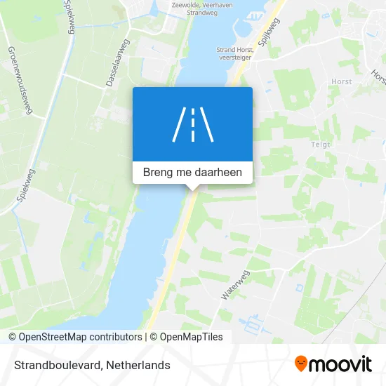 Strandboulevard kaart