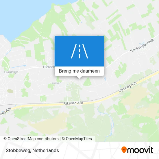 Stobbeweg kaart