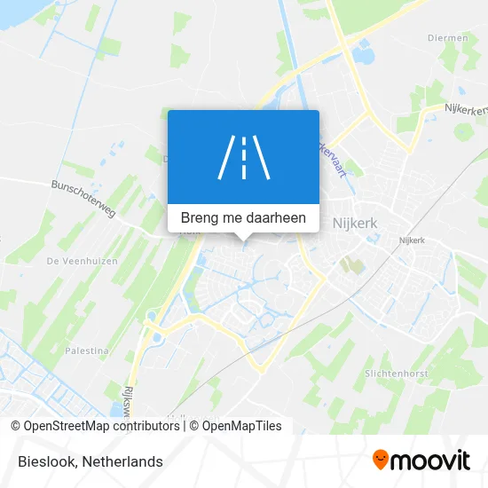 Bieslook kaart
