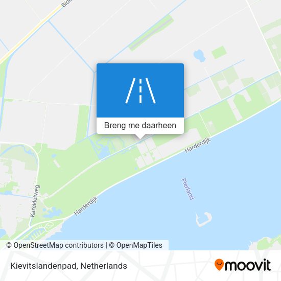 Kievitslandenpad kaart
