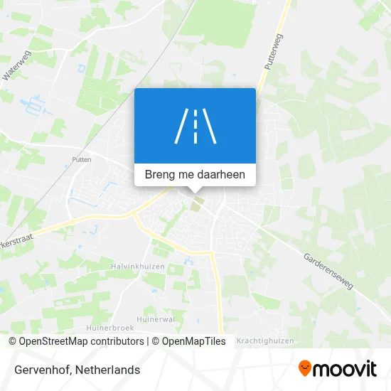 Gervenhof kaart