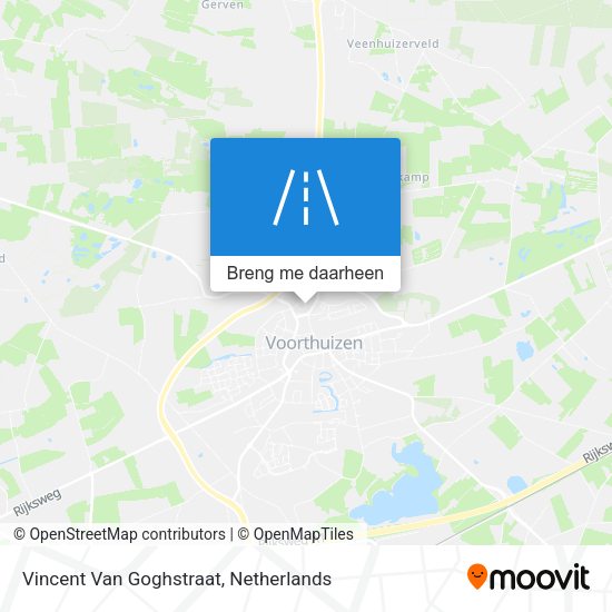 Vincent Van Goghstraat kaart