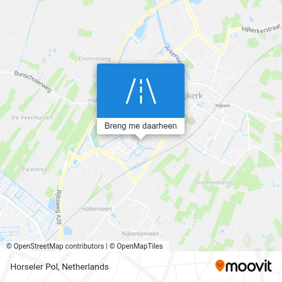 Horseler Pol kaart