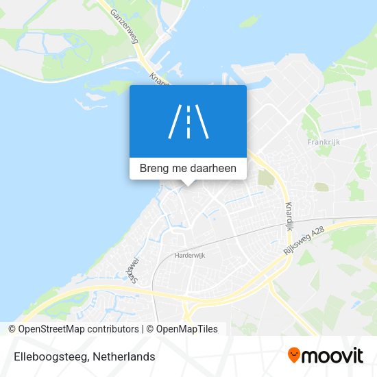 Elleboogsteeg kaart