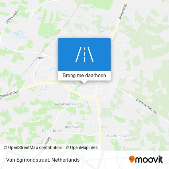 Van Egmondstraat kaart