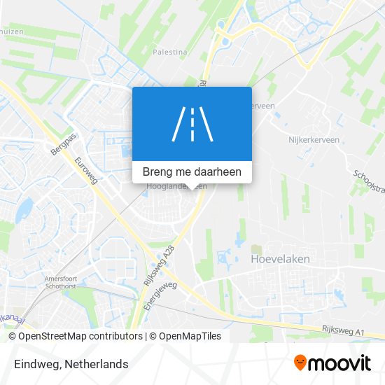 Eindweg kaart