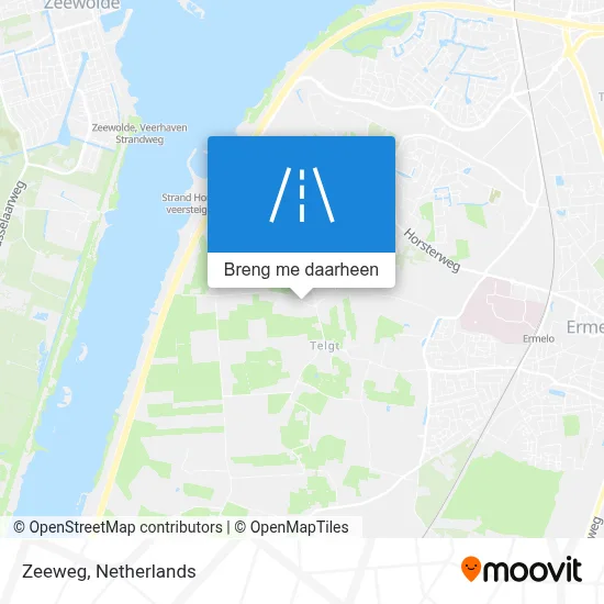 Zeeweg kaart