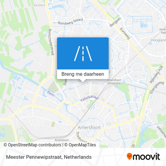 Meester Pennewipstraat kaart
