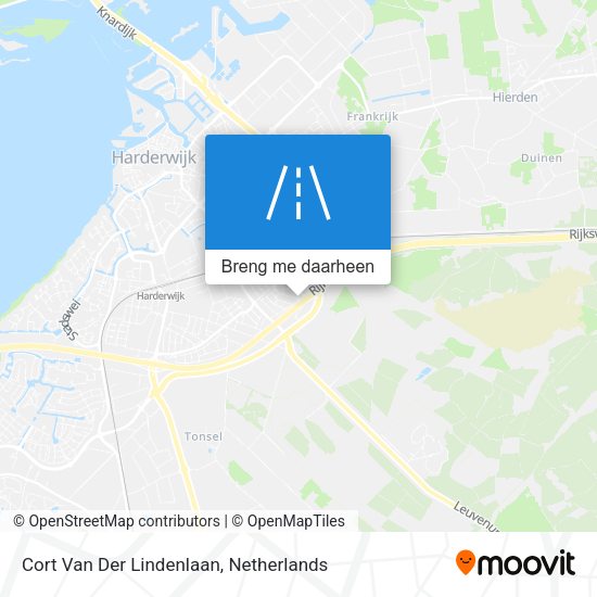 Cort Van Der Lindenlaan kaart