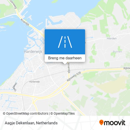 Aagje Dekenlaan kaart